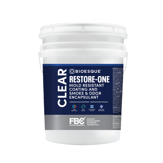 Restore-One Mold Resistant Coating and Smoke & Odor Encapsulant, Clear