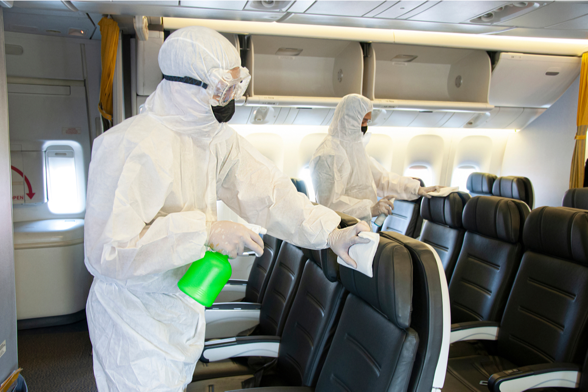 Airline Cleaning Practices to Halt the Spread of Coronavirus