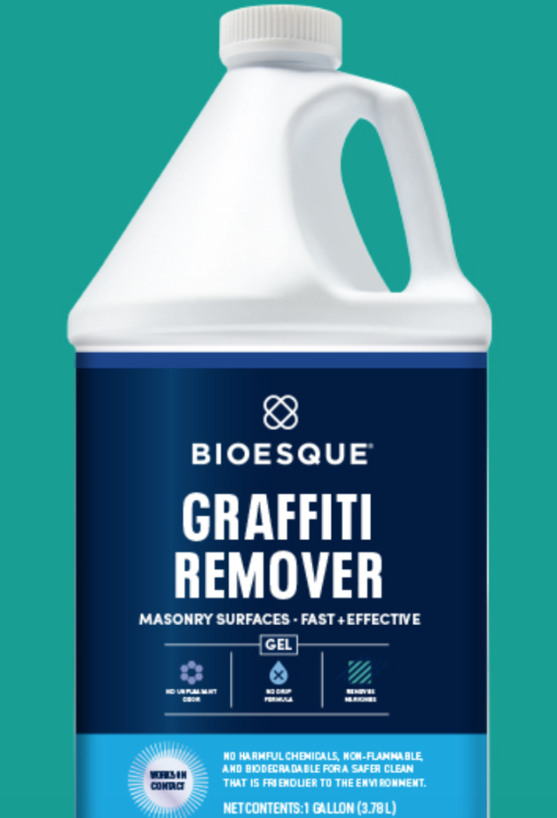 Bioesque Graffiti Remover Closeup On Bottle