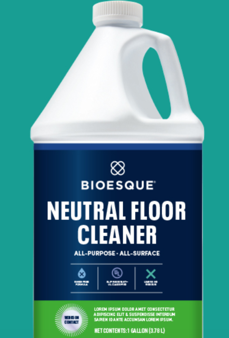 Bioesque Neutral Floor Cleaner Closeup On Bottle