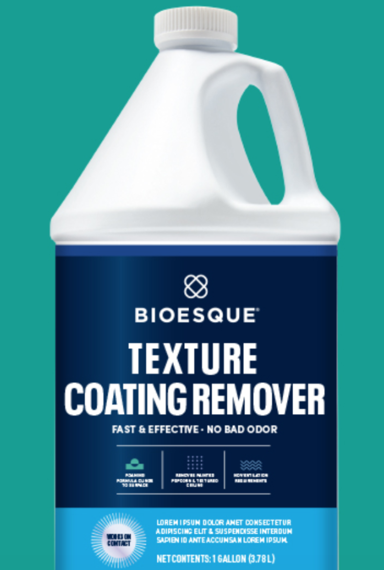 Bioesque Texture Coating Remover Closeup On Bottle
