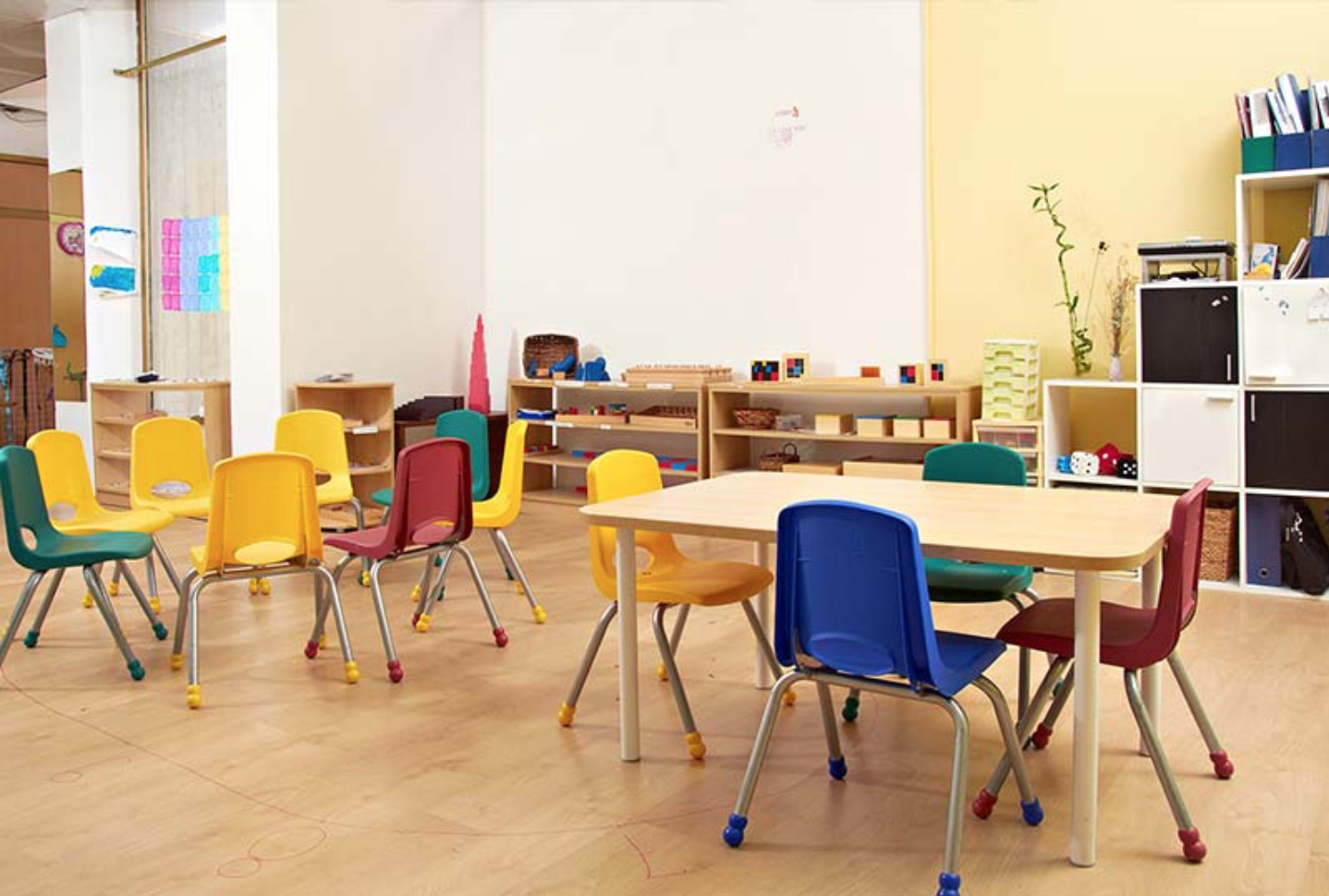 Detail Of Bright Clean Classroom